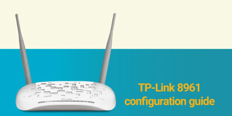 نحوهی نصب و تنظیم مودم TP-LINK TD-W۸۹۶۱ND