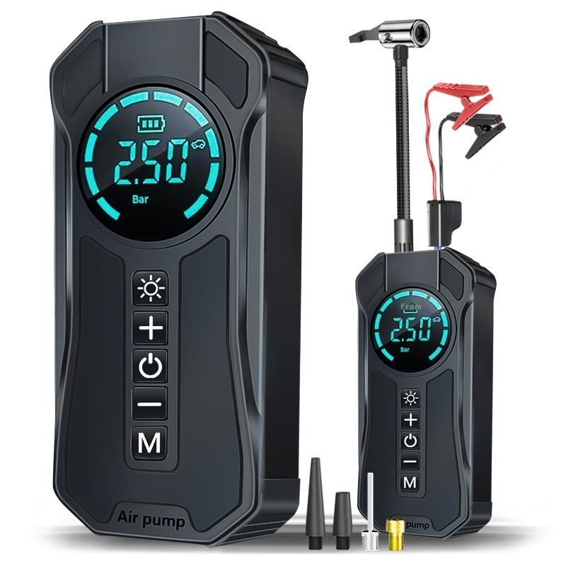 جامپ استارتر و پمپ باد چهار کاره مدل 326