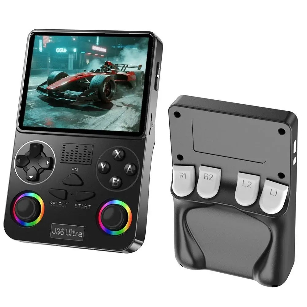 کنسول بازی دستی J36 Ultra با صفحه‌نمایش ۳.۵ اینچ IPS